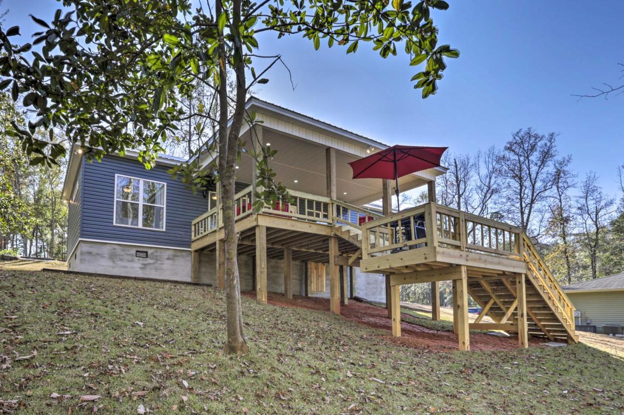 White Oak Creek Home With Views, Deck And Pool Access! Eufaula Exterior foto